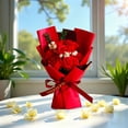 thumbnail image 1 of NANDIYNZHI Artificial Rose Bouquet Soap Flowers, Eternal Valentines Gifts for Her, Birthday and Christmas Decor, Floral Arrangement for Wife, Girlfriend, Mom, 1 of 6
