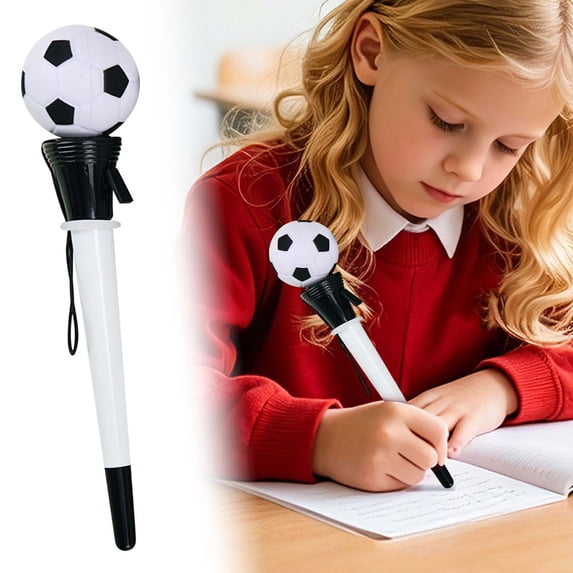 NANDIYNZHI Ballpoint Pens,Funny 0.5mm Fine Point Ballpoint Pens with Different Sports Balls Theme Pen Topper Durable Smooth Write,Pens,Gel Pens,Interesting Write Supplies,Style D