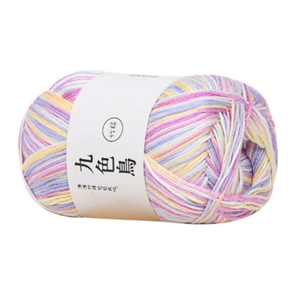 NANDIYNZHI Bamboo Cotton Baby Line Fine Wool Crochet Diy Children Cotton Yarn Wood 4.72*2.76*2.36 Inch (Clearance)Diy Knitting