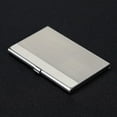 thumbnail image 1 of NANDIYNZHI Business Card Holder Metal Business Card Holder For Men & Women Pocket Business Card Case Slim Business Card Wallet Business Card Holders Name Card Holder Stainless Steel Silver, 1 of 4