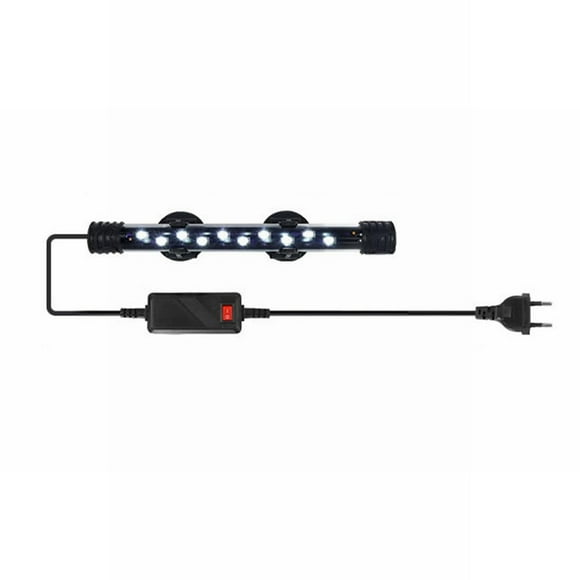 NANDIYNZHI Clearance 1 * Lamp Tube Submersible Led Aquarium Light 1.2W Color Changing Fish Tank Light With Remote Control Ip68 Crystal Glass 9 Leds Lights Bar For Fish Tank Led Aquarium Light A