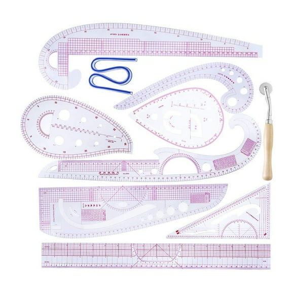NANDIYNZHI Clearance! Measuring Tape For Body Curve 10Pcs Sewing Set Tailor Metric Ruler Ruler Sewing Multifunction Ruler Diy Tools & Home Improvement, Clearance Sale