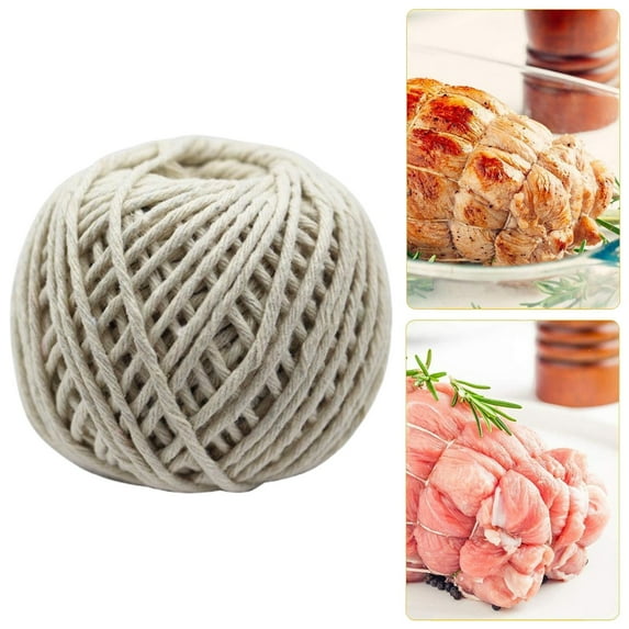 NANDIYNZHI Cotton String Twine Rope,Wrapping Gardening Crocheting Knitting Cooking Tools Cotton Twine For And Roasting, Trussing Poultry, Baking & Crafting Cotton Butcher Twine String
