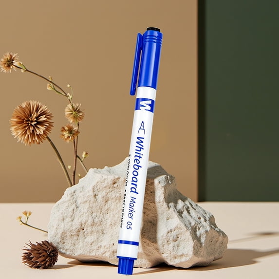 NANDIYNZHI Dry Erase Markers, Blue, Easy Clean for Whiteboard, White Board Markers Dry Erase, Fine Point Dry Erase Markers, Erasable Pens, Dry Erase Markers Fine Tip, White Board Markers