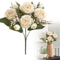 thumbnail image 1 of NANDIYNZHI Fake Peonies Faux Flowers Artificial Flowers For Decoration Wedding Bouquet Festival Gift Artificial Peony Silk Flower Leaf Silk Flowers Plastic Carnations Daisy Realistic Flower, 1 of 8