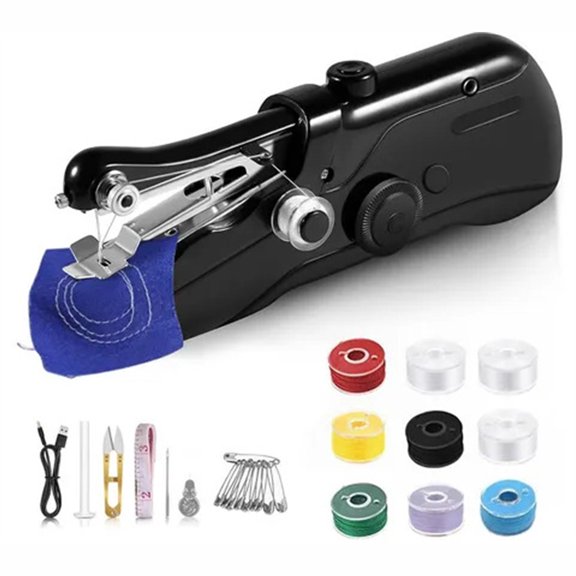 NANDIYNZHI Handheld Sewing Machine,Portable Sewing Machine Hand Held for DIY Travel Home,Sewing Machine,Hand Sewing Machine,Mini Sewing Machine,Sewing Machine for Beginners,Style A