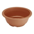 thumbnail image 1 of NANDIYNZHI Plastic Flower Pots,4.9 x 2.6 Inch Brown Pratical Plastic Flower Bowl Planter Pots with Drip Hole,Suitable for Indoor Outdoor Succulent Plants Small Plants Flowers Planter Pots, 1 of 4