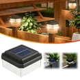 thumbnail image 1 of NANDIYNZHI Solar Post Cap Lights,2.4 x 2.4 Inches Solar Post Cap Lights Waterproof Brightness LED Lighting Decor for Garden Deck Patio,Solar Lights Outdoor,Solar Lights,Solar Fence Lights,Style B, 1 of 9