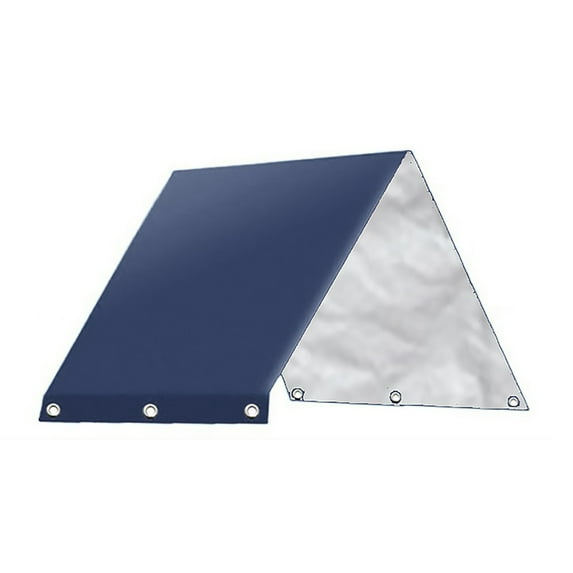 NANDIYNZHI garden decor Swing Set Children's Playground Roof Cover Can Shade And Rain Send 6 Fixed Nails outdoor decor Blue(Clearance)