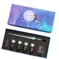 thumbnail image 1 of NANDIYNZHI home & kitchen Crystal Glass Pen Dipping Pen Star Color Ink Glass Star Pen28ml E（Clearance）, 1 of 1