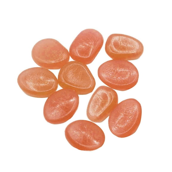 NANDIYNZHI home & kitchen Garden Pebbles Glow Stones Rocks Luminous Pebbles For Walkways Outdoor Decor Orange（Clearance）