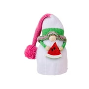 NANDIYNZHI ramadan decorations for home Summer Watermelon Gnomes Plush Spring Decoration Birthday Gifts Handmade Tomte Stuffed Farmhouse Decor For Home Kitchen Tiered Tray room decor Green（Clearance）