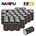 thumbnail image 1 of NANFU Alkaline D Batteries (36 Count), Alkaline D Cell Batteries, 1.5 Volts Long-Lasting D Cell Batteries, 1 of 7