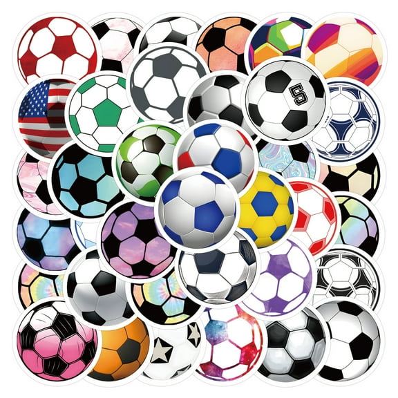 NANIL 2026 World- Cup Soccer Stickers 2 inches, 60 PCS Waterproof Vinyl Soccer Decal for Laptops Water Bottles Guitar Skateboard Suitcase Snowboard, Ideal Gifts for Kids and Soccer Enthusiast