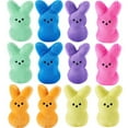 thumbnail image 1 of NANIL 6" Peeps Plush Easter Bunny Stuffed Animal,12PC Easter Bunny Doll Soft Plush Bunnies Stuffed Rabbit Animal Toy, Easter Rabbit Dolls for Kids Easter Decoration,Perfect Easter Baskets Filler, 1 of 5
