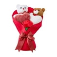 thumbnail image 1 of NANIL Valentine's Day Animals Bouquet Plush Toys - 13" Bear Soft Stuffed Animal Bouquet Flower Toy, Perfect Anniversary Valentine's Day Gifts to Lover Girlfriend, Ideal Home Decors for Valentines, 1 of 6