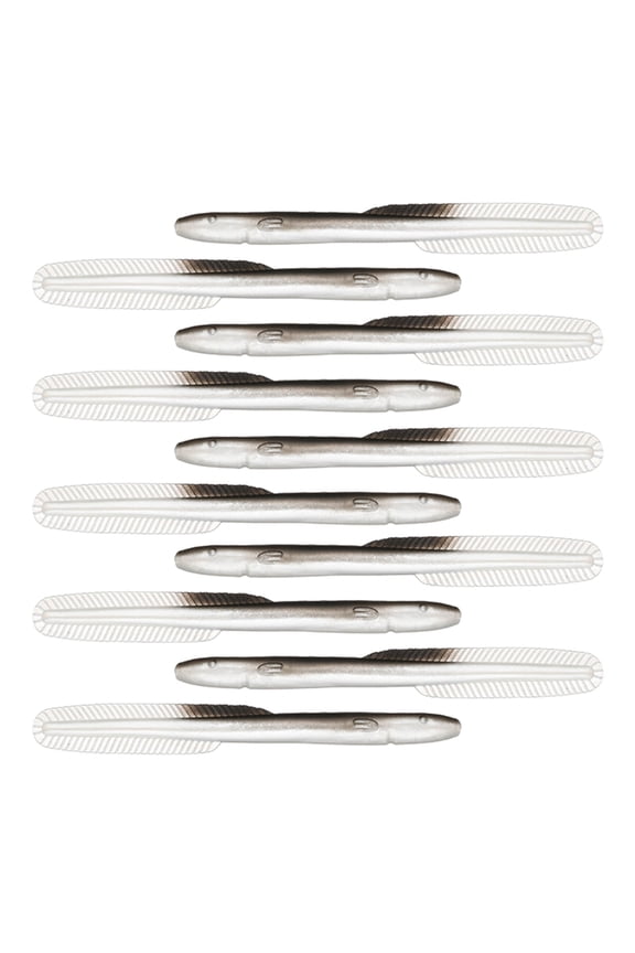 10Pcs Sinking Lures Bionic Loach Soft Simulation Loach Baits with Spinning Tail