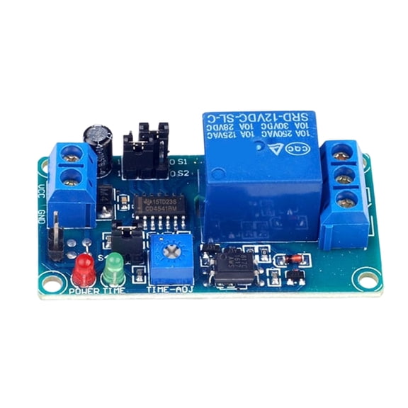 NANMELX 12V Normally Open Time Delay Relays with 8 Adjustable Timing Intervals 0.1s to 1H