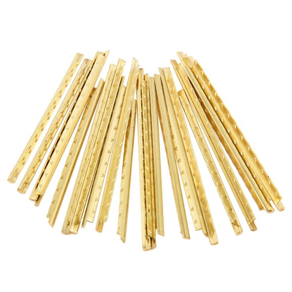 NANMELX 19 Frets or 22 Frets Guitar Fret Wires Fretwire Sets for Guitar Bass Fingerboard