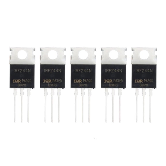 NANMELX 5PCS IRFZ44N TO220 IRFZ44NPBF 55V / 49A Straight TO-220 NMOS FET IRFZ44 IC New
