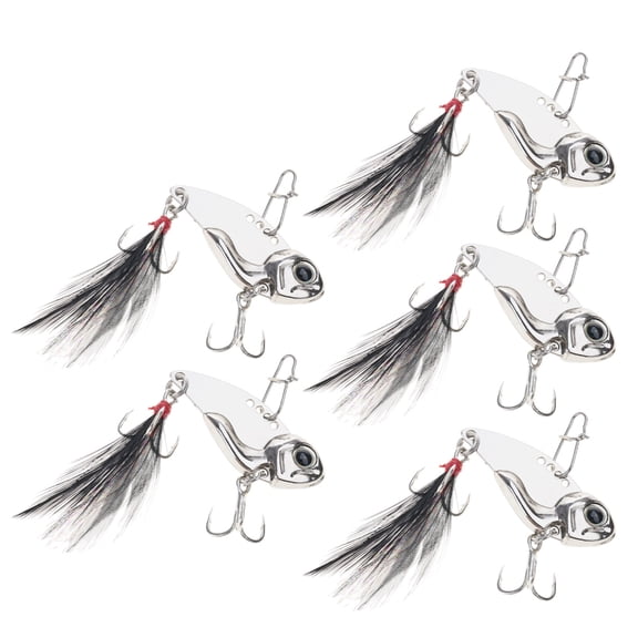 NANMELX 5Pcs Artificial Baits Spoon Lures Wobbler Trolling Swimbait Metal Jig Spoon Lure Spoon Fishing Lure Fishing Tackle
