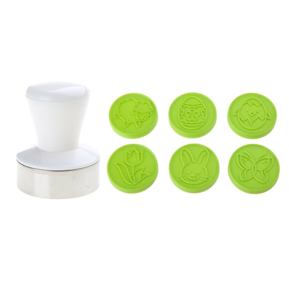 NANMELX 6Pcs Moon Cake Mold Press Mooncake Flower Bakeware Cookie Cutter DIY Cake Decor