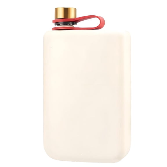 NANMELX 9OZ Stainless Steel Square Pocket Hip Flask For Travel And Outdoor Drinking Need