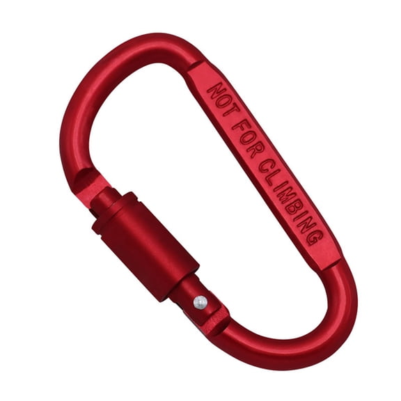 NANMELX Aluminum Climbing Carabiner Hook Clip Twistlock D-ring Locking Clip Easy to Use