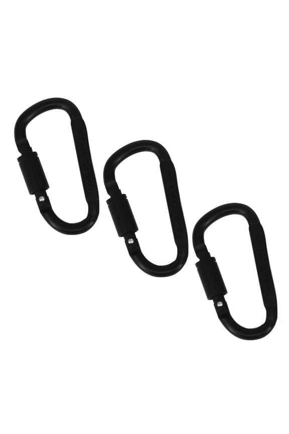 Aluminum D Rings Clip Suit Spring Loade Gate Carabiners Heavy Type Keychains