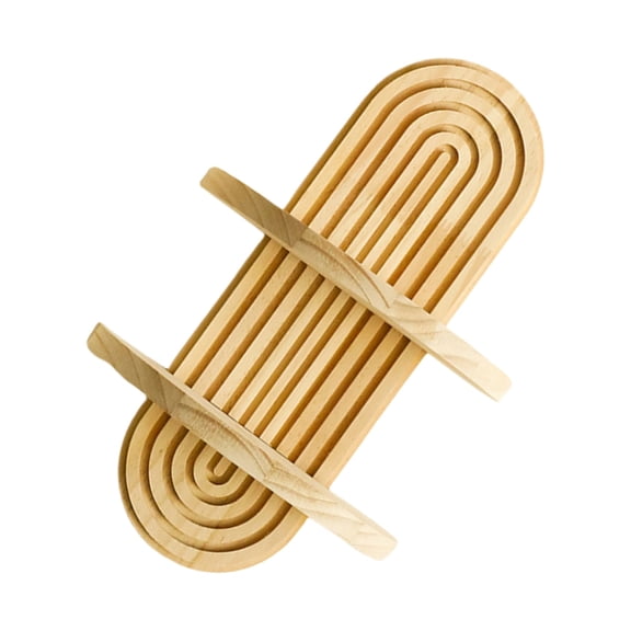 NANMELX Artistic Wooden Shelf for Unique Home Decoration Practical Storage Solution