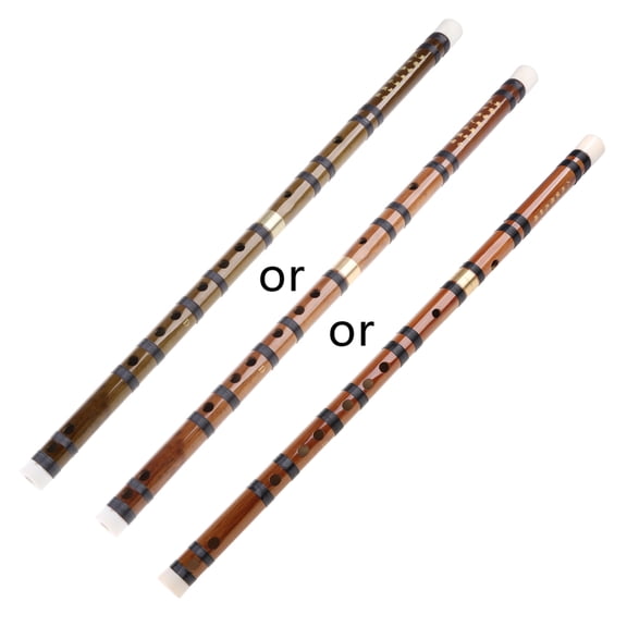 NANMELX Bamboo Flute 23in Traditional Handmade Dizi with for Protection Bag Membrane & C