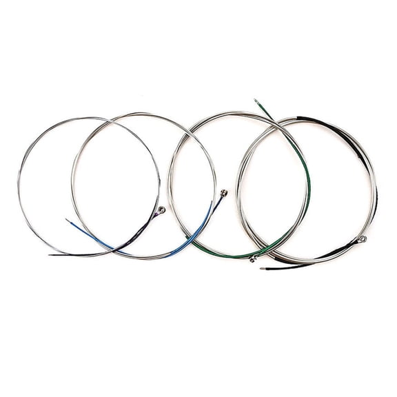 NANMELX Cello String Set Silver C-G-D-A for Full Size 4/4 -3/4 Se Musik Strings Steel Violons Nickel Chromium Music Accessory