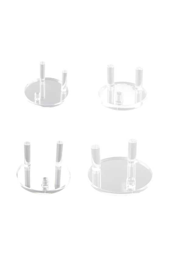 Clear Acrylic Easel Stand for Geodes and Fossils Display Large Crystal Holder