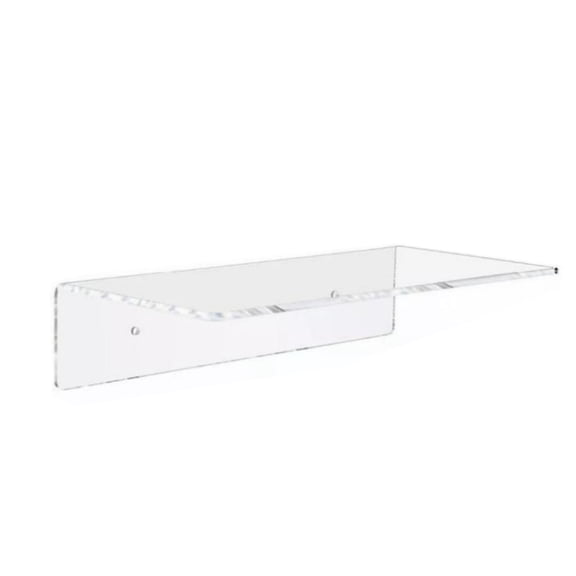 NANMELX Clear Acrylic Wall Mounted Shelf with Floating Effect Minimalists Invisible Rack