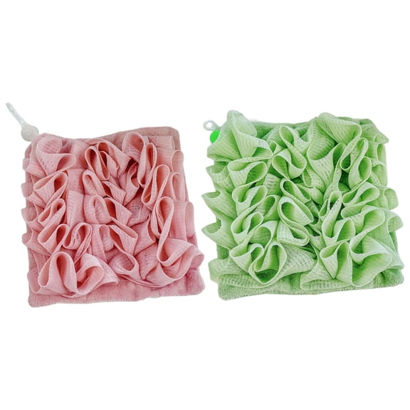 NANMELX Combined Soap and Loofah Sponge for Lathering Bath Experience Soft Textured Design