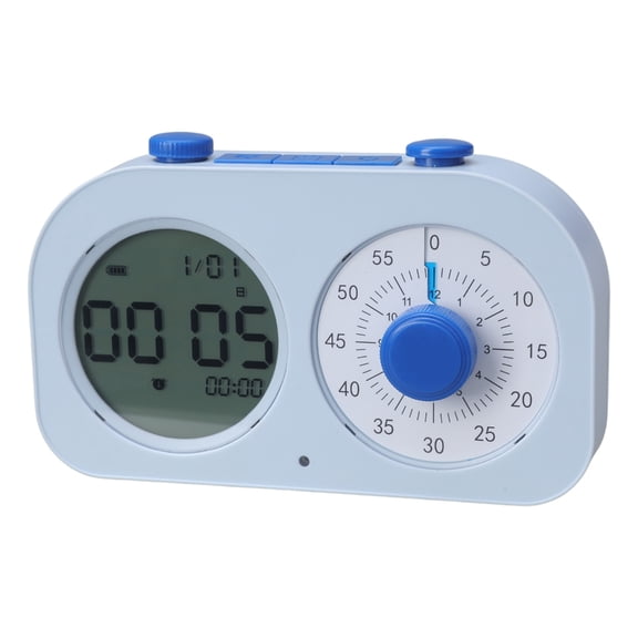 NANMELX Digital Screen Timer Large Display Digital Timer Square Count Up Countdown Alarm Clock Sleep Stopwatch Clock for Kids