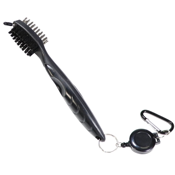 NANMELX Double Side Golf Groove Cleaner Golf Cleaning Brush Golf Club Aids with Keychain