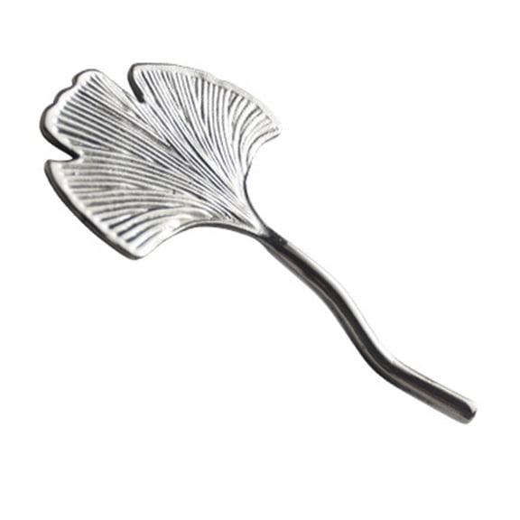 NANMELX Elegant Stainless Steel Chopstick Rest Ginkgos Leaf Shaped Tableware Holder Cutlery Support Dining Table Accessories