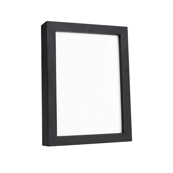 NANMELX Elegant Wood Photo Display Frame with Concealed Compartments for Keys and Coins Secret Slot Photo Frame with Clear Glass