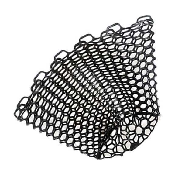 NANMELX Fishing Landing Net Light Weight Folding Silicone Fishing Net Replacement Mesh Outdoor Fishing Tool Accessories