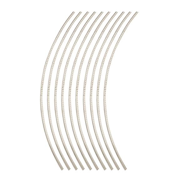 NANMELX Guitar Fret Cables, Cupronickel Copper Frets Fretwire Set Guitar Fret Wire,10 Pc