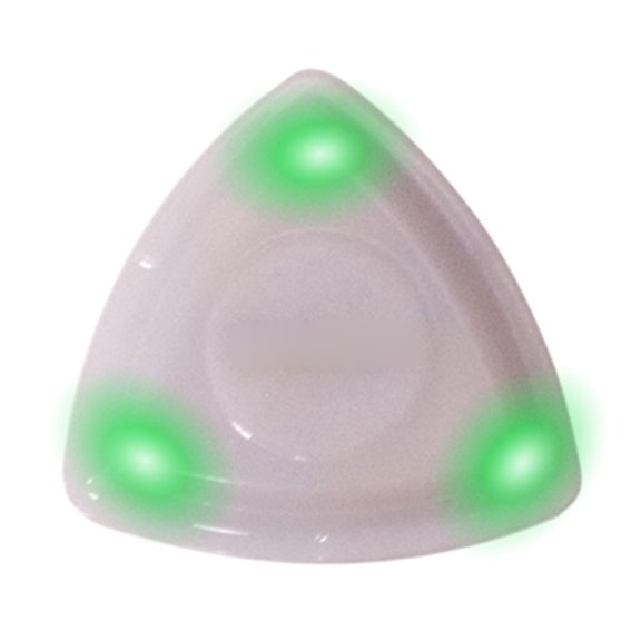 NANMELX LED Glowing Guitar Pick Stringed Instrument Glowing Plectrum Acoustic Guitar Pick with LED Light Guitar Accessories