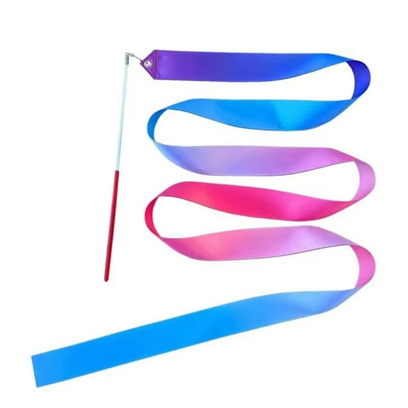 NANMELX Long Ribbon Streamers Rhythmic Gymnastics for Artistic Dancing Gymnastic Ribbon Sparkling Dance Ribbon Twirling Batons