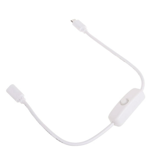 NANMELX Micro USB Cable with 501 Power Button Switch Convenient Power Supply Extension Cord for and More