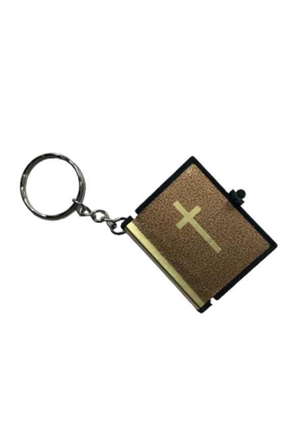 Mini Bible Keychain Small Books Pendants Key Rings Simulated Keyring