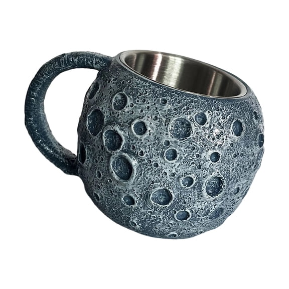NANMELX Multifunctional Planet Mug With Large Capacity For Home Office And Outdoor Use Resin Stainless Steels Design Coffee Cup