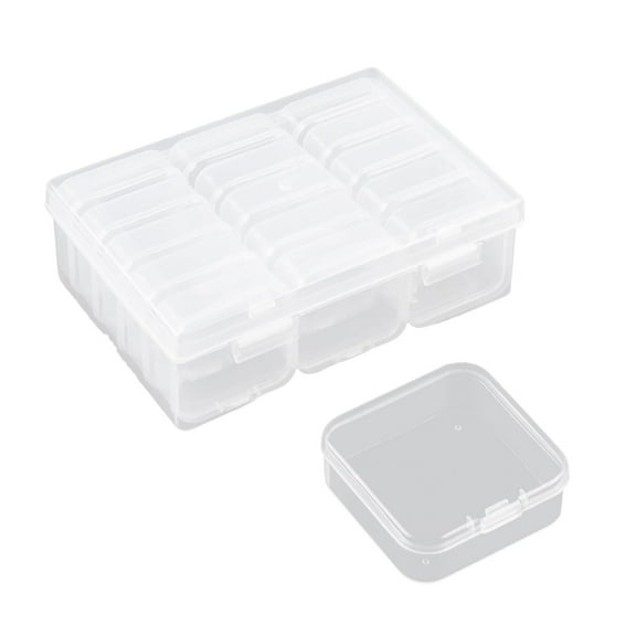 NANMELX Multipurpose Bobbin Storage Organizers Holder Box Plastic Case Home Use