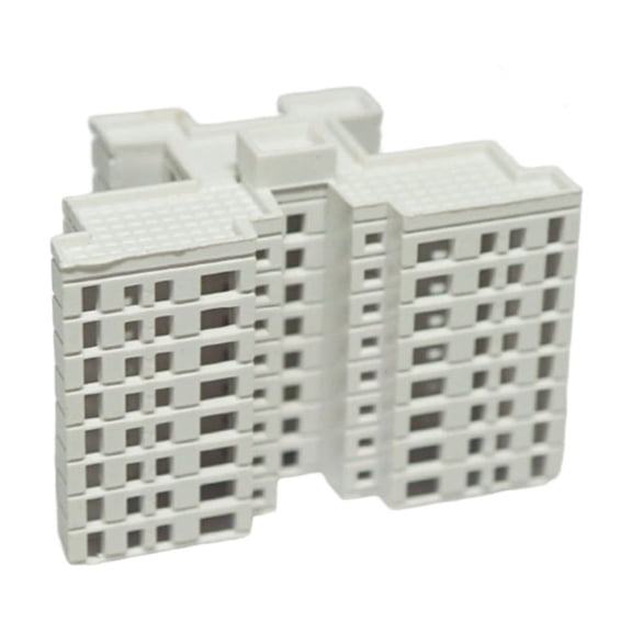 NANMELX N Scale 1:500 Apartment House Assembled Model Sand Table Scene Building Model