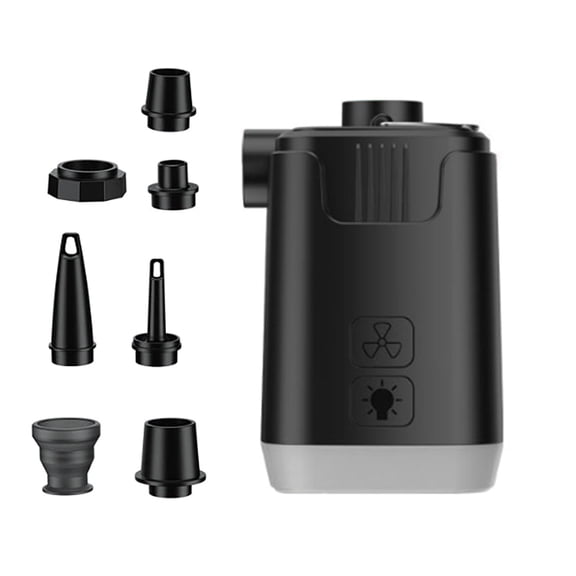NANMELX Portable Small Airs Mattress Pump Electric Airs Pump with Camping Light Enduring