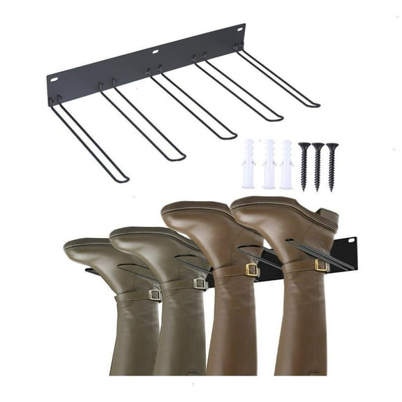NANMELX Practical Long Boot Organizer Hangings Metal Wall Mounted Tall Boot &Shoe Rack